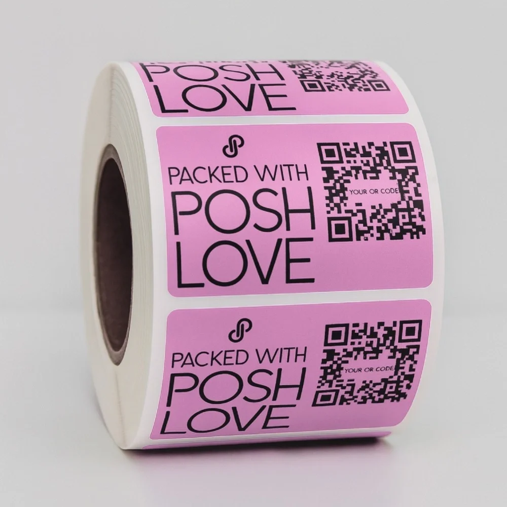 Custom Closet Name Sticker 2.25″×1.25″ Personalized QR-Code Labels